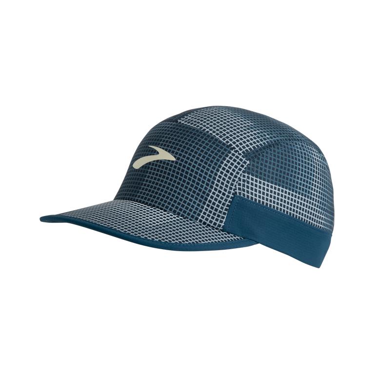 Brooks Propel Running Hat - Men's - Indigo Rush Altitude Print (70659-WVBL)